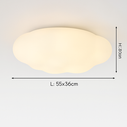 Plafonnier créatif en forme de nuage pour chambre d’enfant — LZ4X9T2