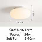 Style C 20CM / Cool White No Remote