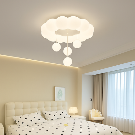 Plafonnier enfant nuage avec lapin et ours pour chambre — LZ4X9B