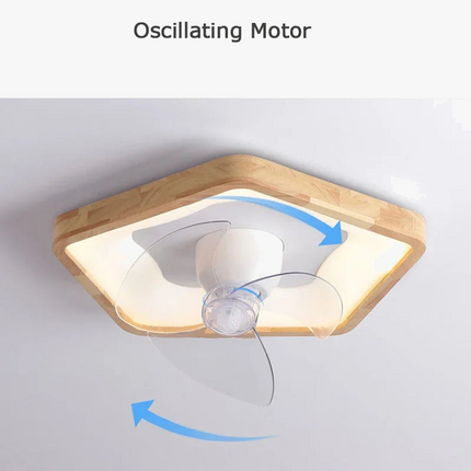 Plafonnier LED nordique oscillant avec télécommande intégrée — LZ4X9P2