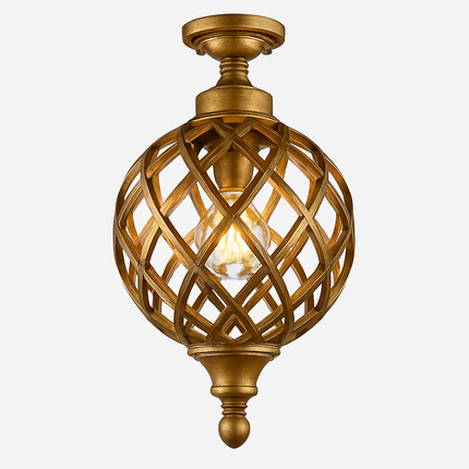Plafonnier extérieur étanche style rétro européen-américain — LZ4J9Q2