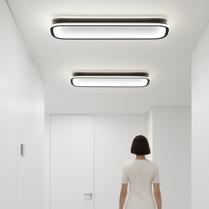 Plafonnier LED rectangulaire au design créatif moderne — LZ4Q7N2