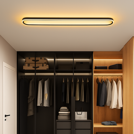 Plafonnier LED rectangulaire au design créatif moderne — LZ4Q7N2