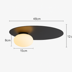 48cm-Noir / Lumière neutre