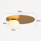 48cm-Or / Blanc chaud