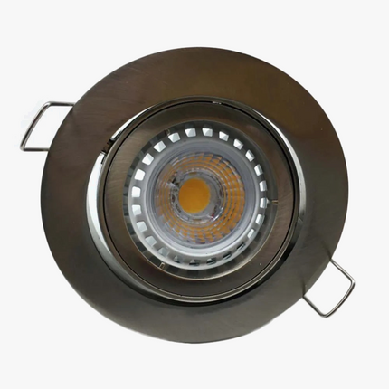 Plafonnier rond réglable avec kit d’éclairage encastré et ampoules LED — LZ4T9Q2M