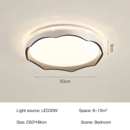 Plafonnier décoratif à forme ondulée pour intérieur — LZ4X9T2