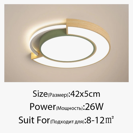 Plafonnier moderne nordique au design simple et chaleureux — LZ4X9P