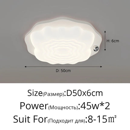 plafonnier à spectre complet moderne protection des yeux
