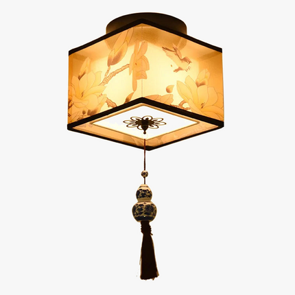 Plafonnier style chinois pour hôtel, villa, hall et balcon — LZ7XQ2