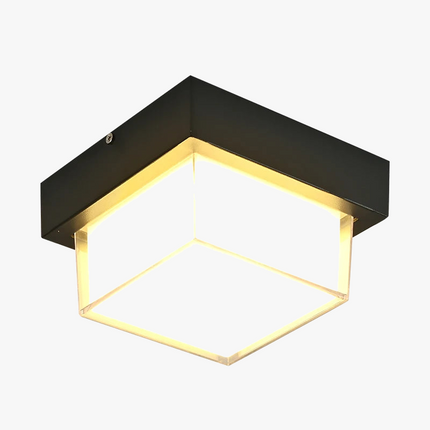 Plafonnier étanche rond et carré pour jardin et balcon lumineux — LZ4P9XQ
