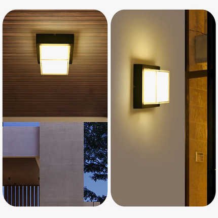 Plafonnier étanche rond et carré pour jardin et balcon lumineux — LZ4P9XQ