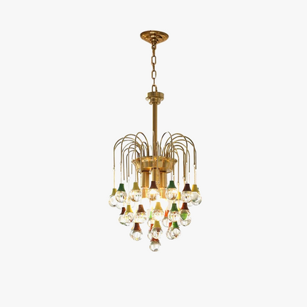 Plafonnier suspendu moderne LED cristal Angel's Tear élégant — LZ4X9P2
