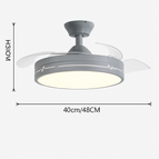 Plafond -Gris / 36 pouces / 110V