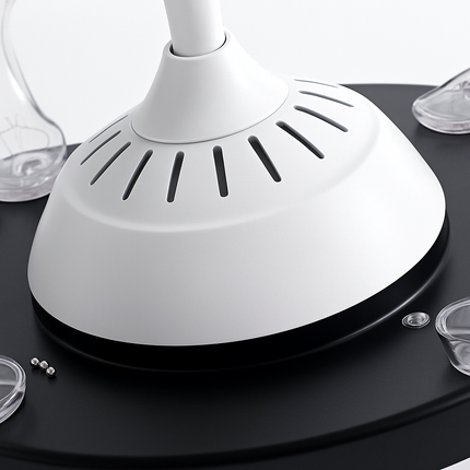 Plafonnier ventilateur silencieux avec éclairage intégré — LZ4X9P2