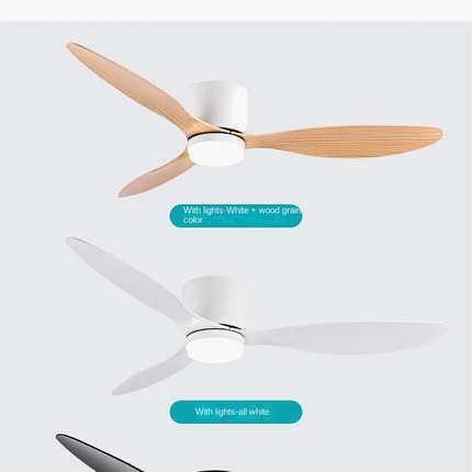 Plafonnier ventilateur style nordique pour intérieur moderne — LZ4X9P