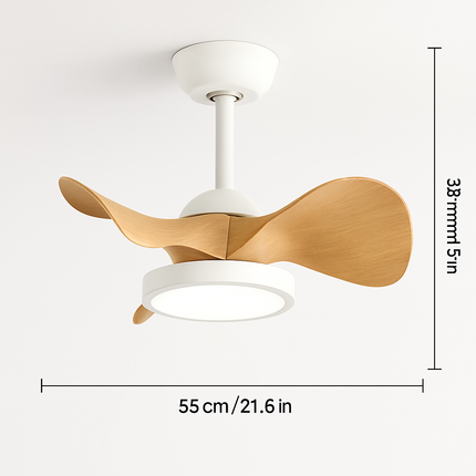 Plafonnier ventilateur lumineux télécommandé pour chambre enfant — LZ4X9Q2