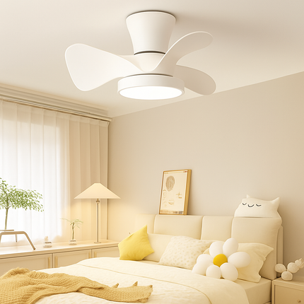 Plafonnier ventilateur lumineux télécommandé pour chambre enfant — LZ4X9Q2