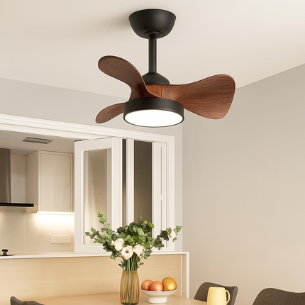 Plafonnier ventilateur lumineux télécommandé pour chambre enfant — LZ4X9Q2