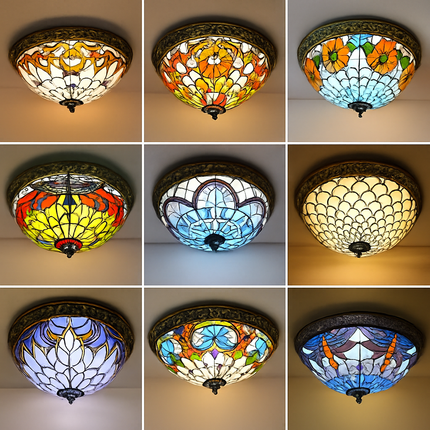 Plafonnier intérieur vintage style Art déco — LZ4X9P2