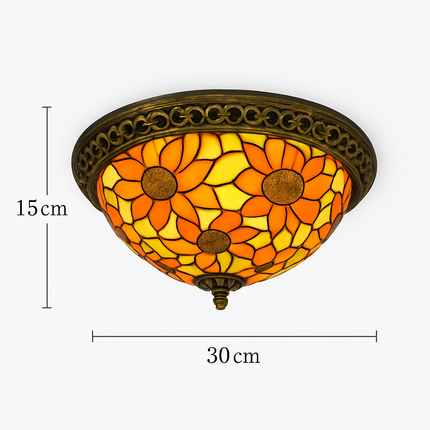 Plafonnier intérieur vintage style Art déco — LZ4X9P2