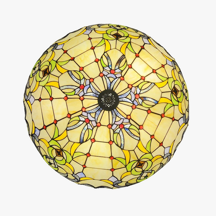 Plafonnier créatif style vitrail Tiffany pour intérieur élégant — LZ4X9M