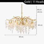 Gold 11 heads / Cool white 6000k
