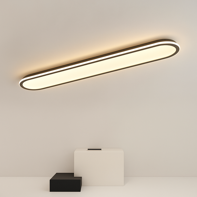 Plafonnier LED annulaire moderne style nordique pour cuisine et restaurant — LZ4X9P2