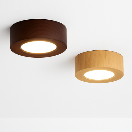 Plafonnier LED en noyer et frêne pour éclairage intérieur — LZ4X9P2