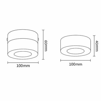 Plafonnier LED en noyer et frêne pour éclairage intérieur — LZ4X9P2