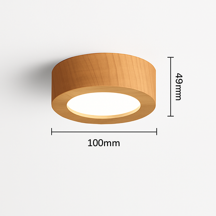 Plafonnier LED en noyer et frêne pour éclairage intérieur — LZ4X9P2