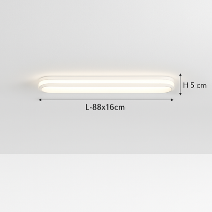 Plafonnier LED encastré pour allée et couloir avec spectre complet et protection oculaire — LZ4X9T