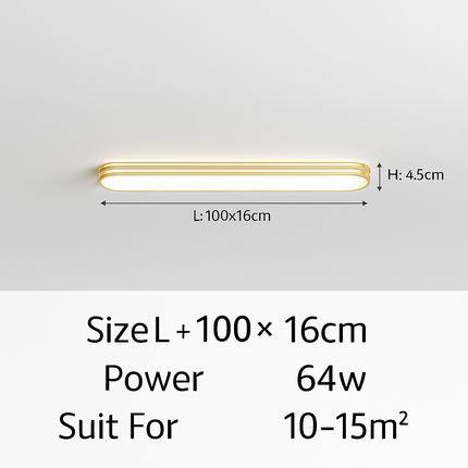 Plafonnier LED encastré pour allée et couloir avec spectre complet et protection oculaire — LZ4X9T