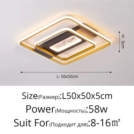 Plafonnier LED créatif au design moderne pour intérieur — LZ4X9T