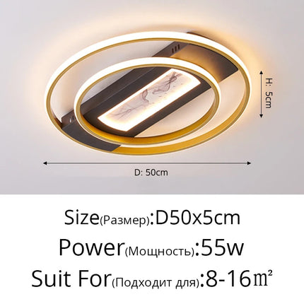 Plafonnier LED créatif au design moderne pour intérieur — LZ4X9T