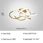 Rose D50cm / Blanc chaud (sans RC)