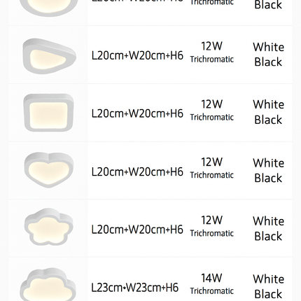 Plafonnier LED moderne pour décoration intérieure lumineuse — LZ4X9P2