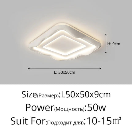 plafonniers à led modernes pour un éclairage intérieur créatif