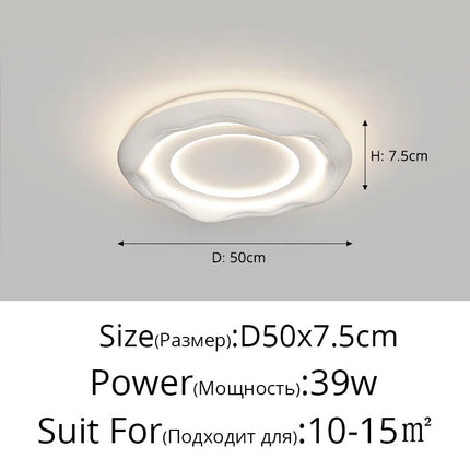 plafonniers à led modernes pour un éclairage intérieur créatif