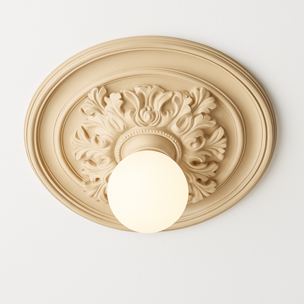 Plafonnier LED sculpté style nordique rétro français moderne — LZ4X9B2