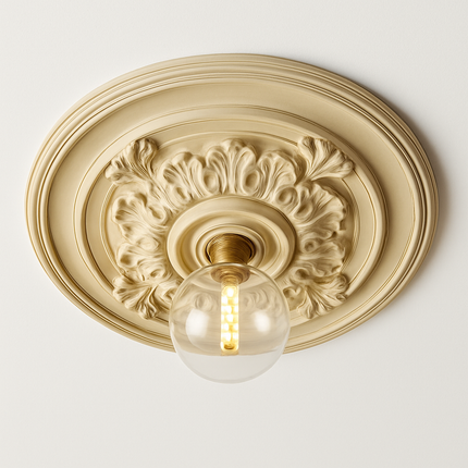 Plafonnier LED sculpté style nordique rétro français moderne — LZ4X9B2