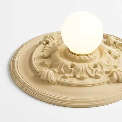 Plafonnier LED sculpté style nordique rétro français moderne — LZ4X9B2