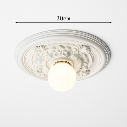 Plafonnier LED sculpté style nordique rétro français moderne — LZ4X9B2