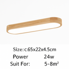 Y8025 bois 65cm / Blanc chaud PAS de RC