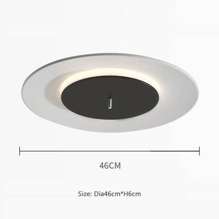 Plafonnier LED design avec disque aluminium coloré Macaron — LZ7XQ2