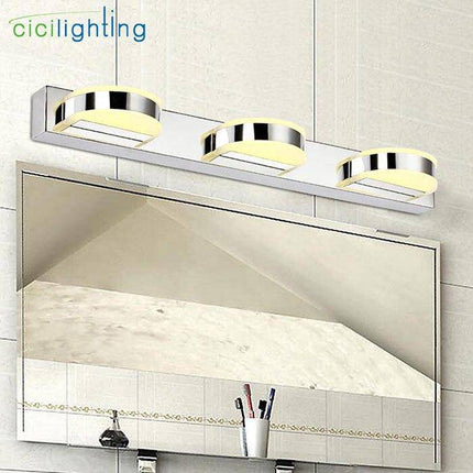 Applique murale LED chromée pour miroir avec lampes intégrées — LZ4X9T1
