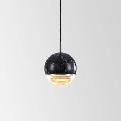 Suspension LED boule design effet marbre coloré — LZ4N7Q2
