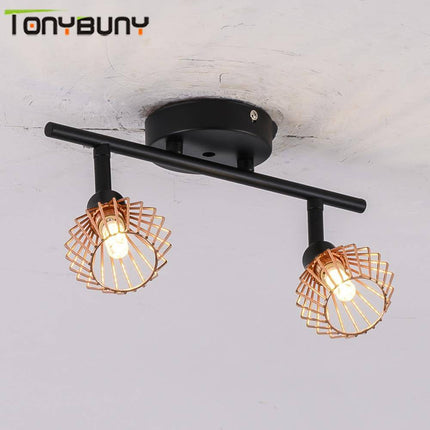 Applique murale LED en métal noir avec abat-jour cuivré Buny — LZ4XJ9