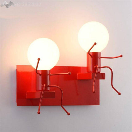 Applique murale 3D forme bonhomme multicolore — LZ4X9P2