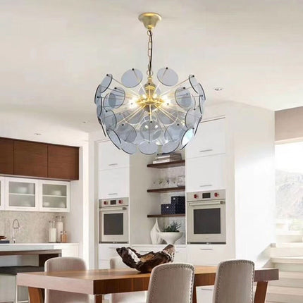 Lustre suspension en verre forme dent de lion Nahia — LZ4X9P